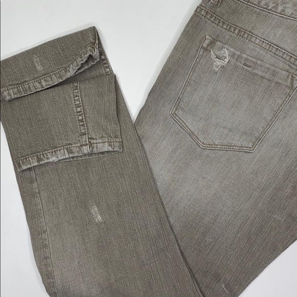 Free People Meg’s Tan Distressed skinny jeans 30 - Picture 13 of 14